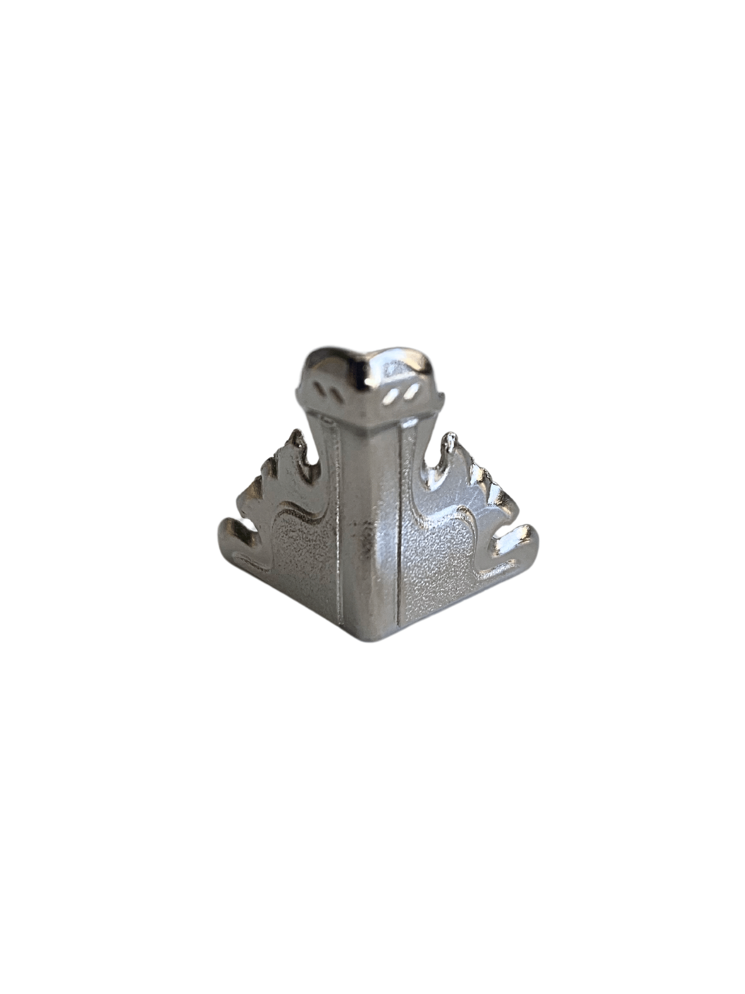 Kelebek Düz 2.5cm Metal Ayak Çeyiz ve Hediye Kutusu Mobilya Ayağı(2.5cm)(GÜMÜŞ)