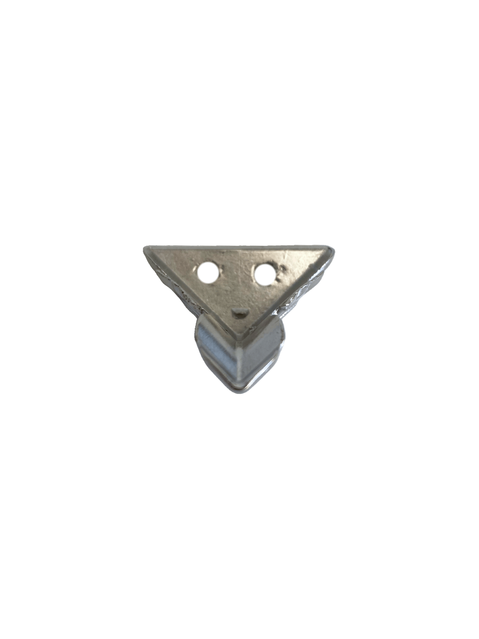 Kelebek Düz 2.5cm Metal Ayak Çeyiz ve Hediye Kutusu Mobilya Ayağı(2.5cm)(GÜMÜŞ)