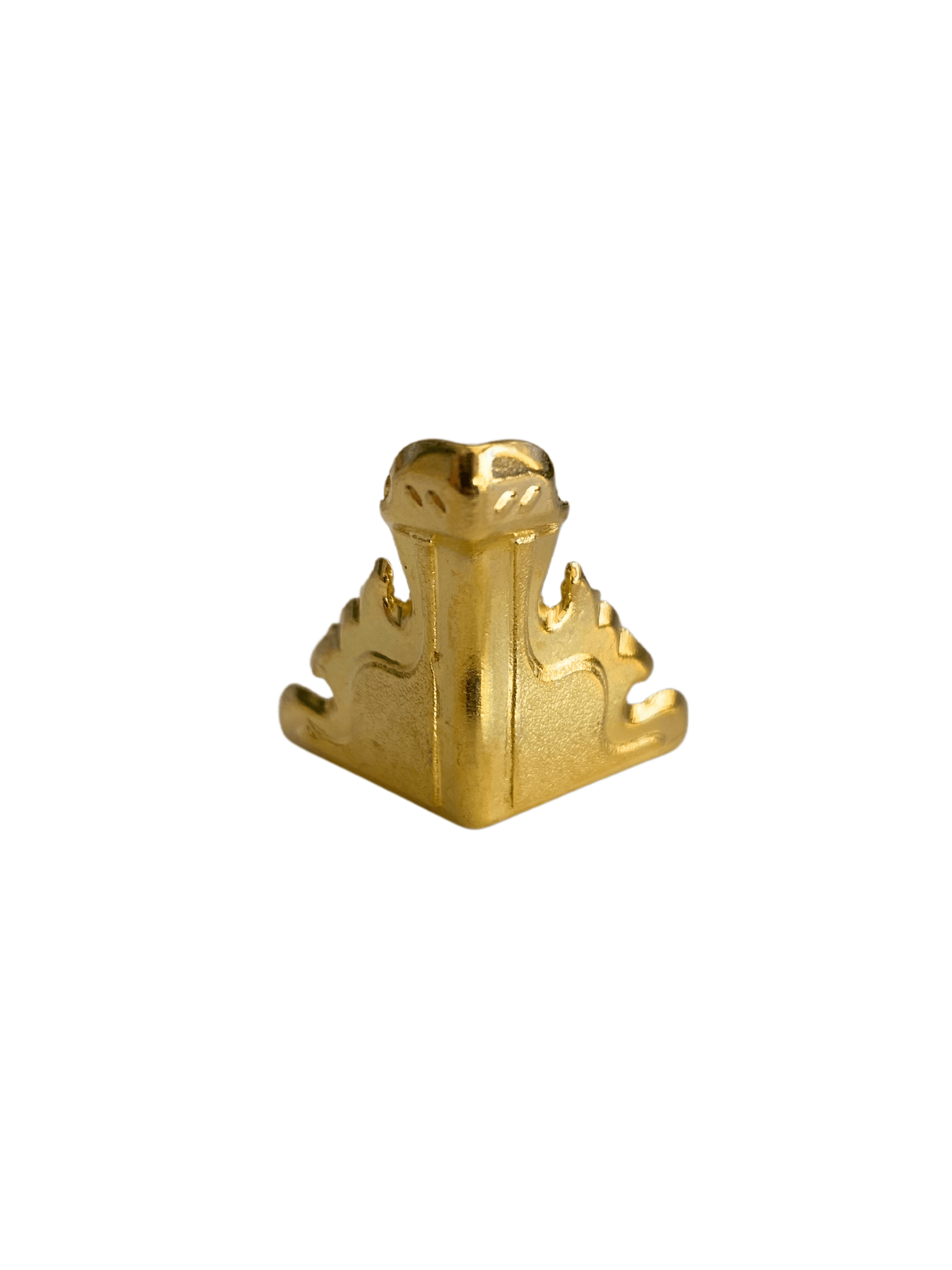 Kelebek Düz 2.5cm Metal Ayak Çeyiz ve Hediye Kutusu Mobilya Ayağı(2.5cm)(ALTIN)