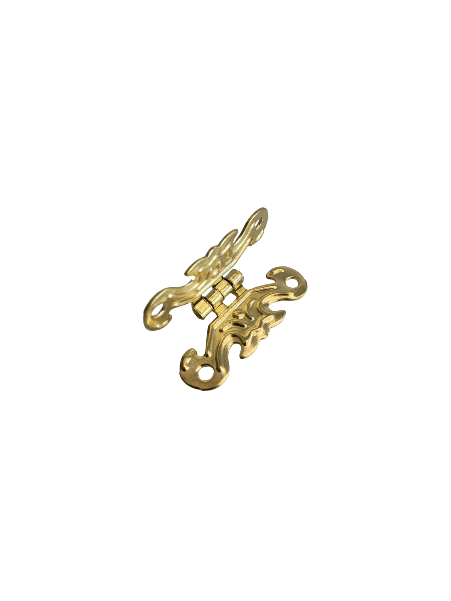 Kelebek Tavla Menteşesi Mobilya Kutu Menteşesi(ALTIN)(En:3cm Boy:2cm)