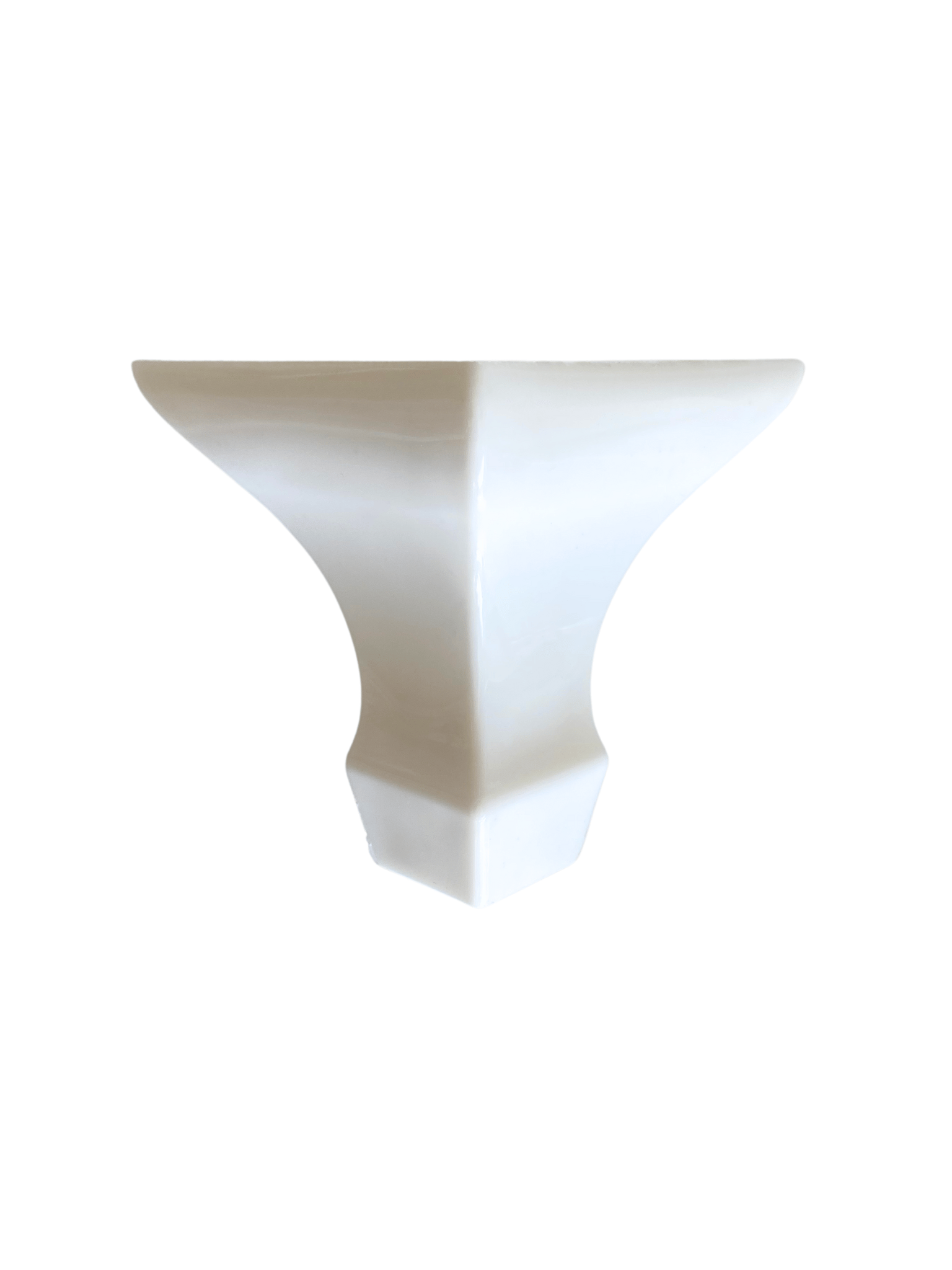 Lükens Beyaz 8cm Plastik Ayak Mobilya Masa ve Dolap Ayağı(8cm)(BEYAZ)