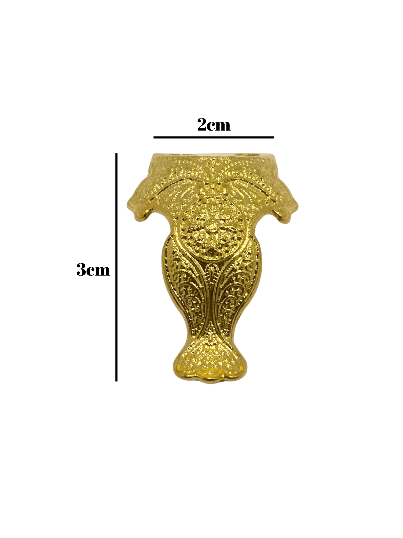 Lüx Metal Ayak Çeyiz ve Hediye Kutusu Mobilya Ayağı(3CM)(ALTIN)