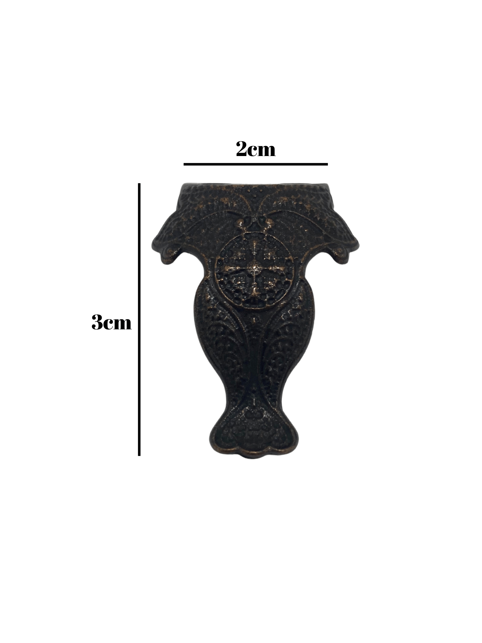 Lüx Metal Ayak Çeyiz ve Hediye Kutusu Mobilya Ayağı(3CM)(BRONZ)