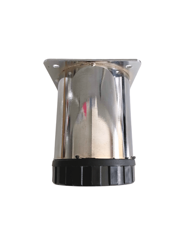 Metal Krom 8cm Ayak Mobilya Masa ve Dolap Ayağı(KROM)(8cm)(Çap:60mm)