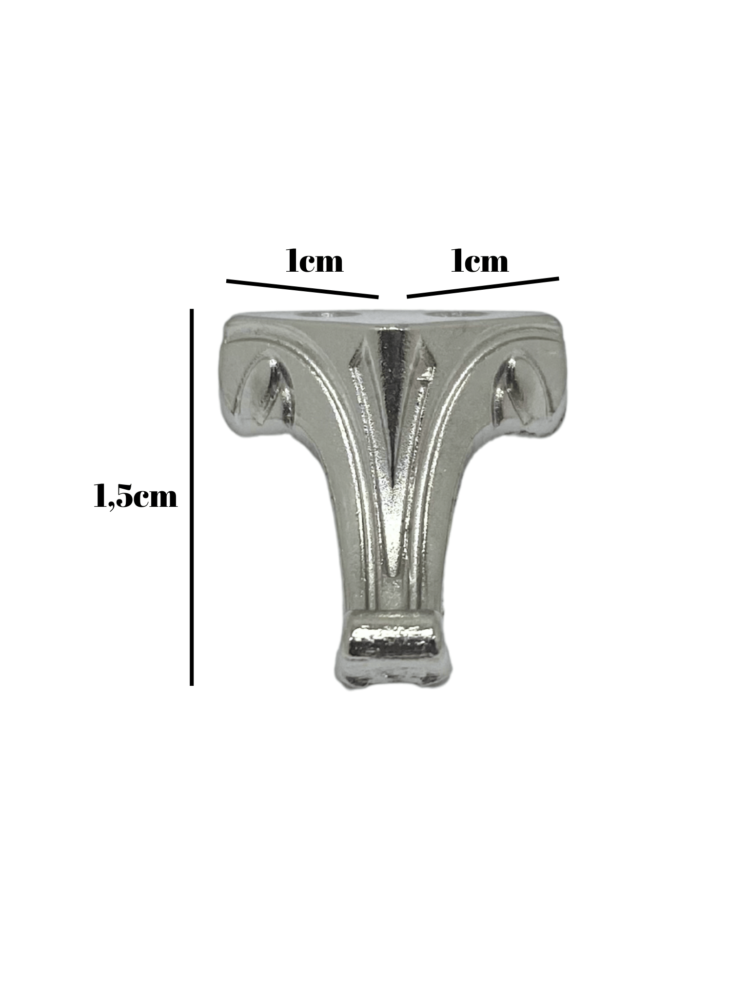 Moda Metal Ayak Çeyiz ve Hediye Kutusu Mobilya Ayağı(GÜMÜŞ)