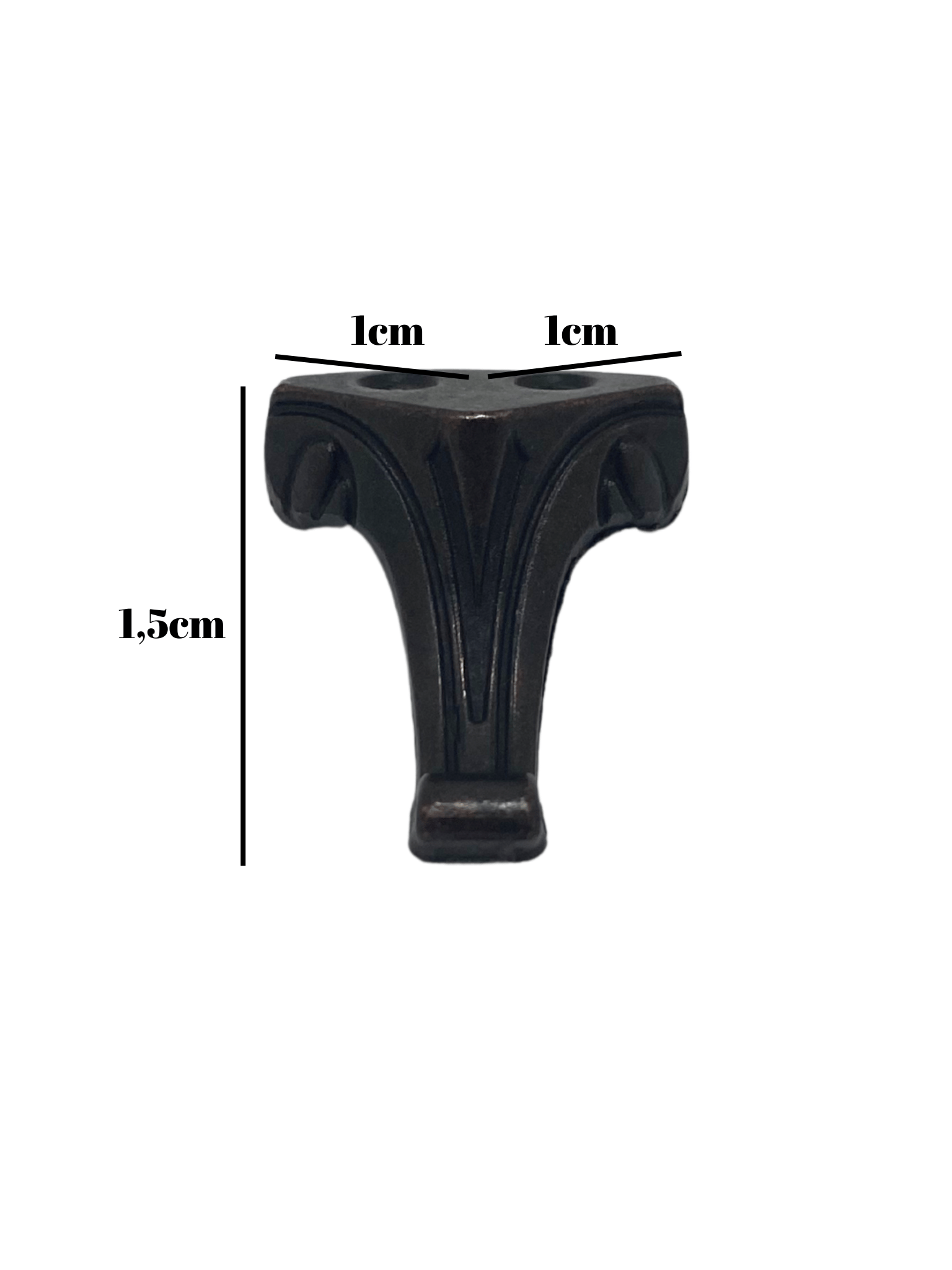 Moda Metal Ayak Çeyiz ve Hediye Kutusu Mobilya Ayağı(BRONZ)