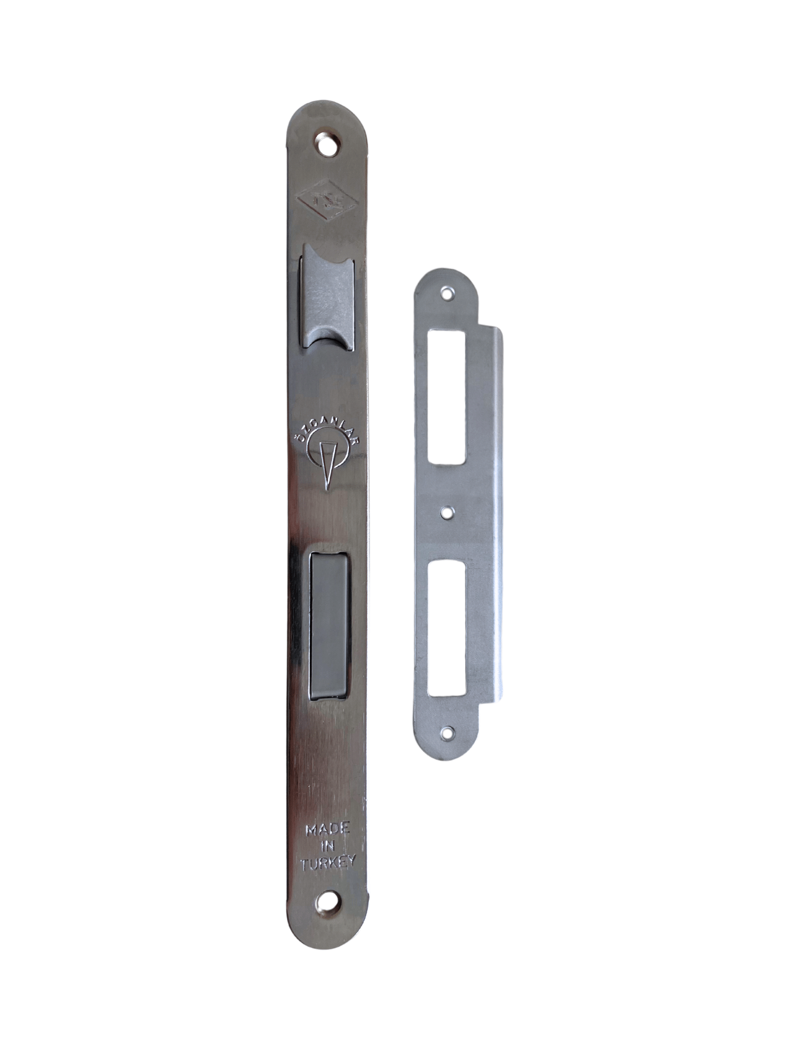 OVAL 40mm Gömme Sessiz İç Kapı WC Banyo Kilidi (WC)(23mmx40mm)