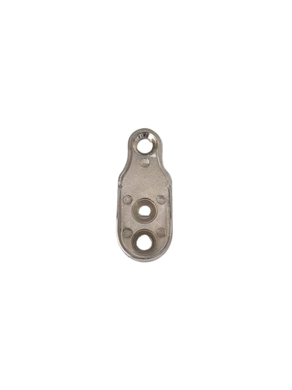 Oval Askı Borusu Flanşı Dolap ve Mobilya Oval Boru Flanşı(İÇ ÖLÇÜLERİ EN:15MM BOY:25MM)