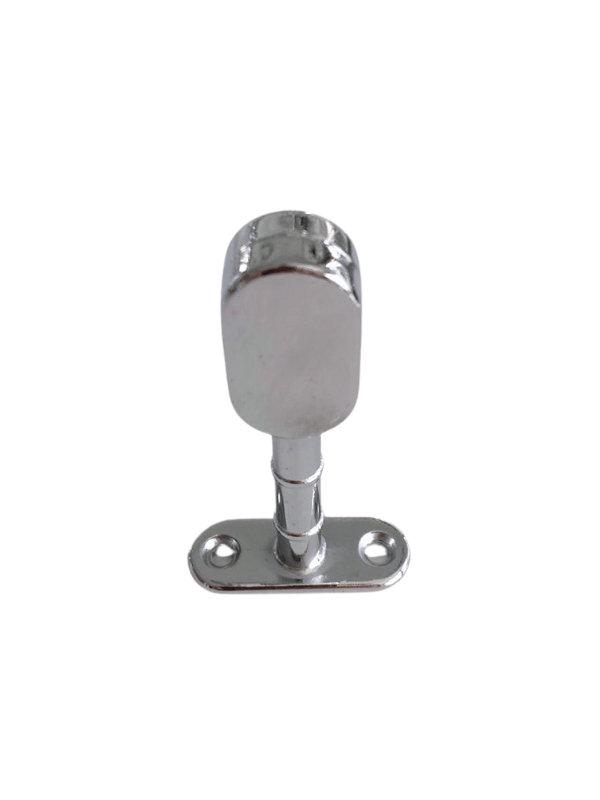 Oval Ayaklı Kapalı Askı Borusu Flanşı Mobilya Oval Boru Flanşı (İç Ölçüleri En:15 mm Boy:25 mm)