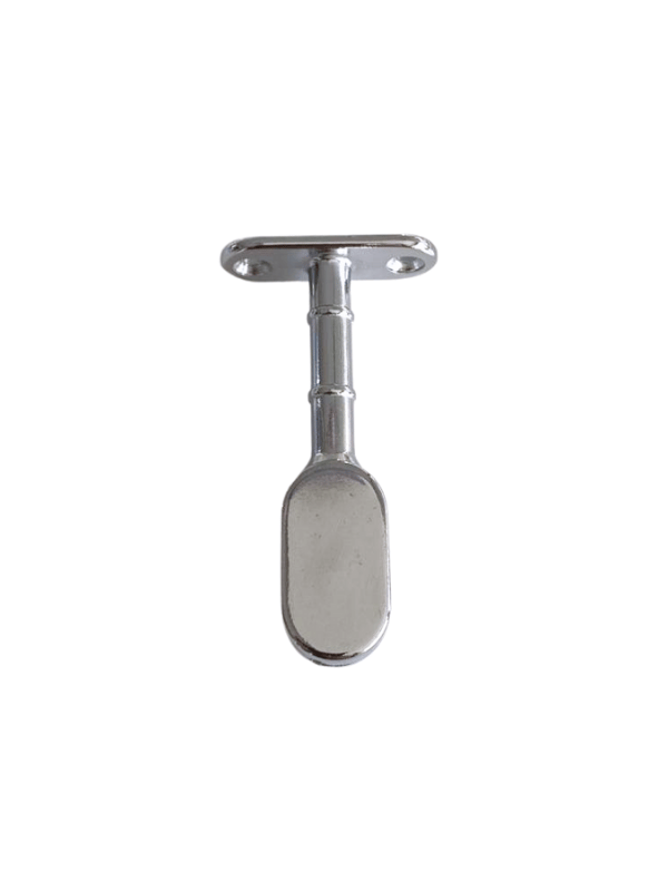 Oval Ayaklı Kapalı Askı Borusu Flanşı Mobilya Oval Boru Flanşı (İç Ölçüleri En:15 mm Boy:25 mm)