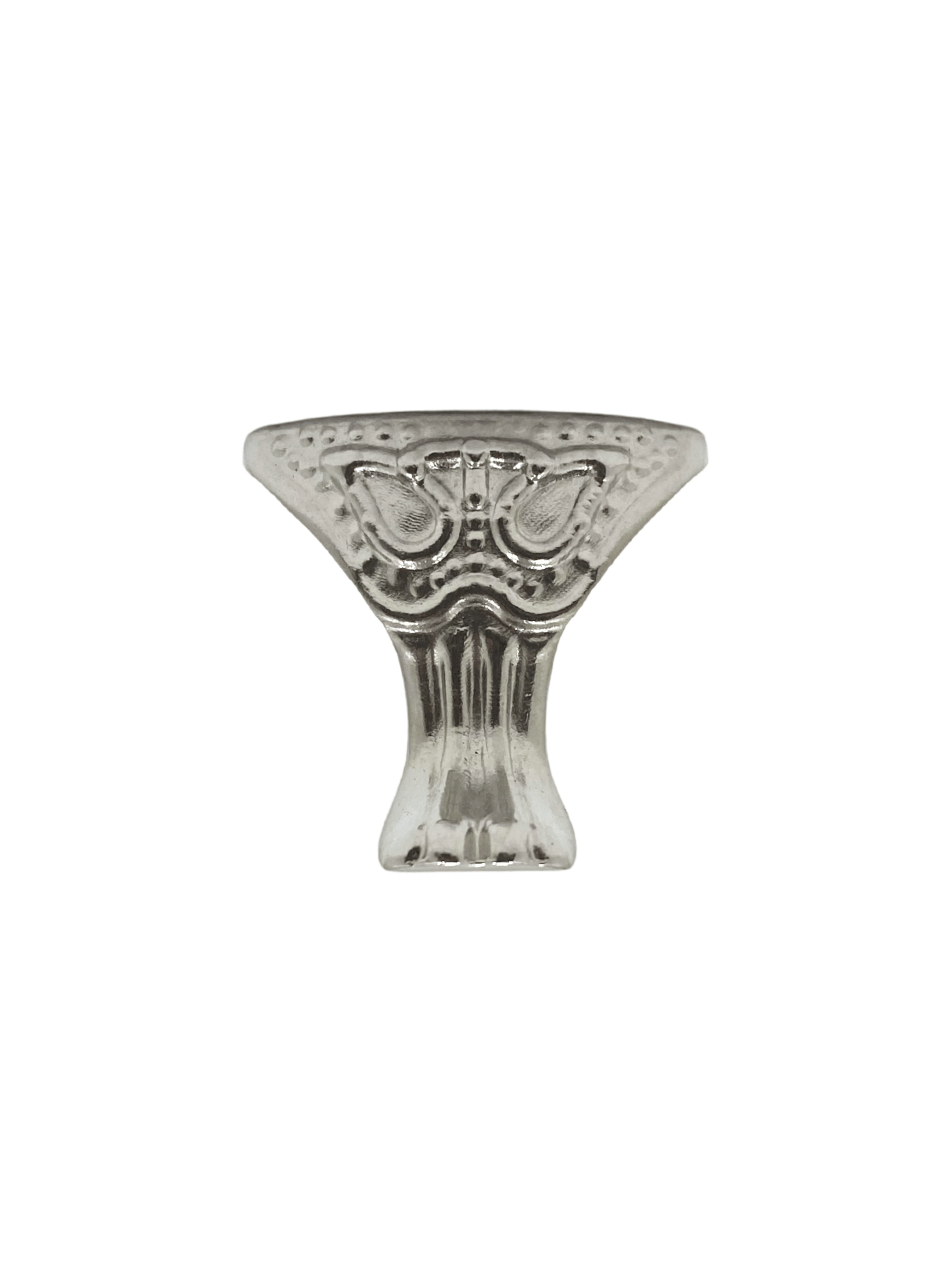 Pati Metal Ayak Çeyiz ve Hediye Kutusu Mobilya Ayağı(2,5CM)(GÜMÜŞ)