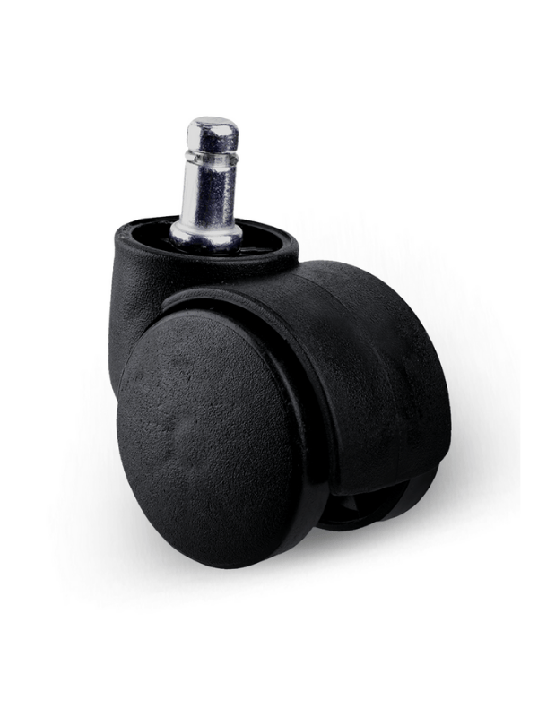 Pimli 11 mm Sandalye Tekeri Geçme Koltuk Tekeri 50 mm(SİYAH)