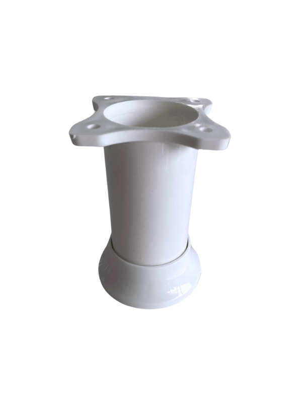 Plastik Beyaz Ayarlanabilir Ayak Masa Dolap ve Mobilya Ayağı(BEYAZ)(10CM)