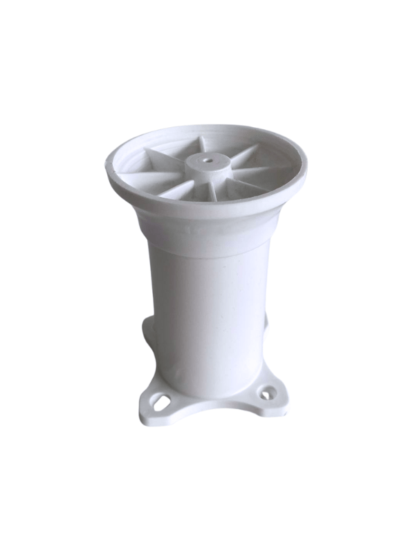 Plastik Beyaz Ayarlanabilir Ayak Masa Dolap ve Mobilya Ayağı(BEYAZ)(10CM)