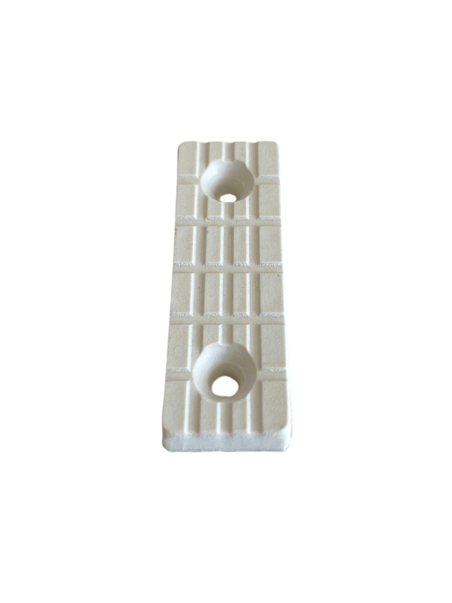Plastik Beyaz Baza Papuç Dolap ve Mobilya Ayağı(BEYAZ)(Boy:5 cm En:1,5 cm Yük:0,5 cm)