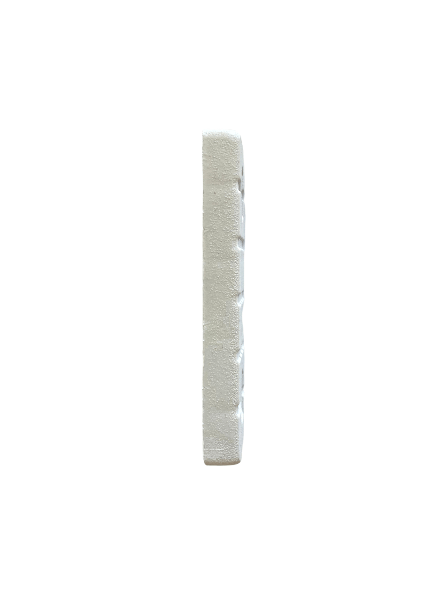 Plastik Beyaz Baza Papuç Dolap ve Mobilya Ayağı(BEYAZ)(Boy:5 cm En:1,5 cm Yük:0,5 cm)