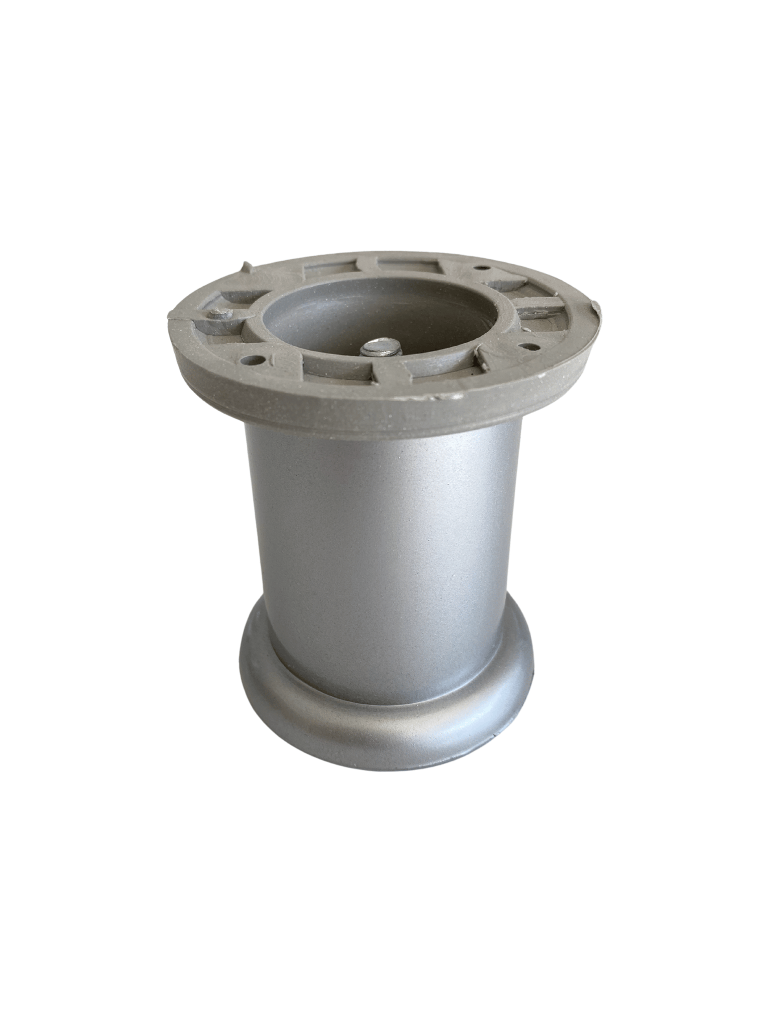 Plastik Düz Gümüş Gri 8cm Ayarlı Ayak Mobilya Masa ve Dolap Ayağı(8cm)(GÜMÜŞ GRİ)