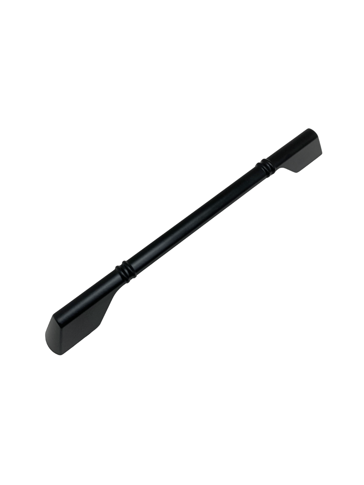 Saroz Düz Siyah Metal Dolap Kulpu Mobilya ve Mutfak Dolap Kulpu(SİYAH)(160-192MM)