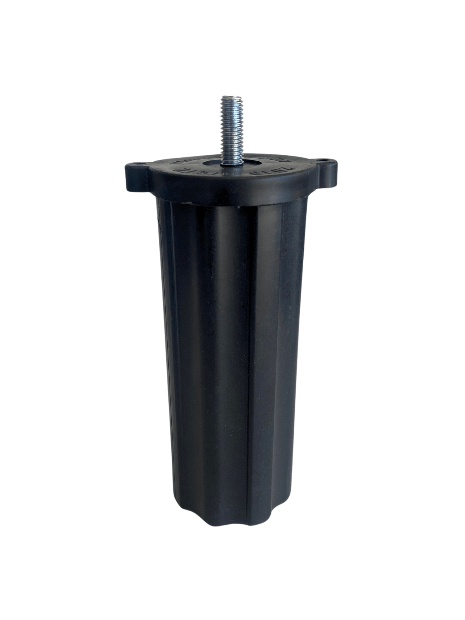 Siyah 14-18 cm Ayarlı Plastik Orta Ayak Mobilya Masa ve Dolap Ayağı(14-18cm)(SİYAH)(8mm VİDALI PASOLU)