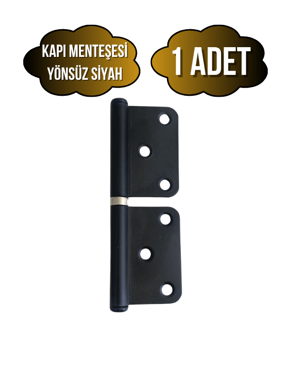 Siyah Yönsüz Kapı Menteşesi Ahşap Kapı Menteşesi(SİYAH)