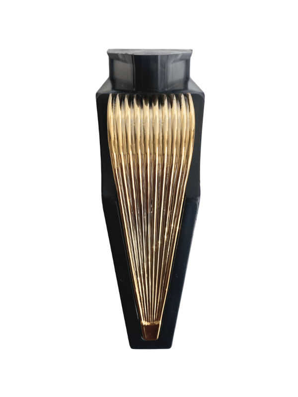 STİL 15CM Plastik Ayak Mobilya Masa ve Dolap Ayağı(15CM)(SİYAH - ALTIN)