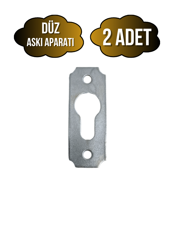 Tablo ve Çerçeve Askı Demiri Düz Askı Aparatı(METAL)(BOY:40MM EN:15MM)