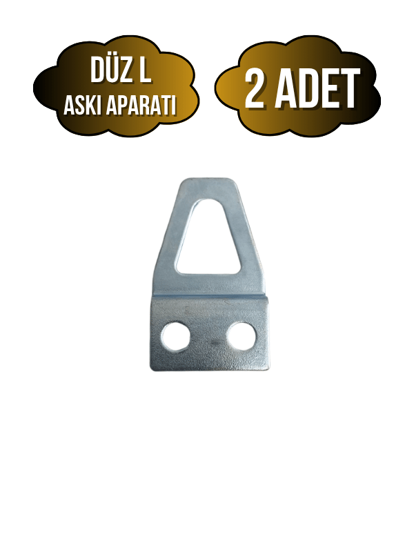 Tablo ve Çerçeve Askı Demiri L Askı Aparatı(METAL)(BOY:35MM EN:20MM)