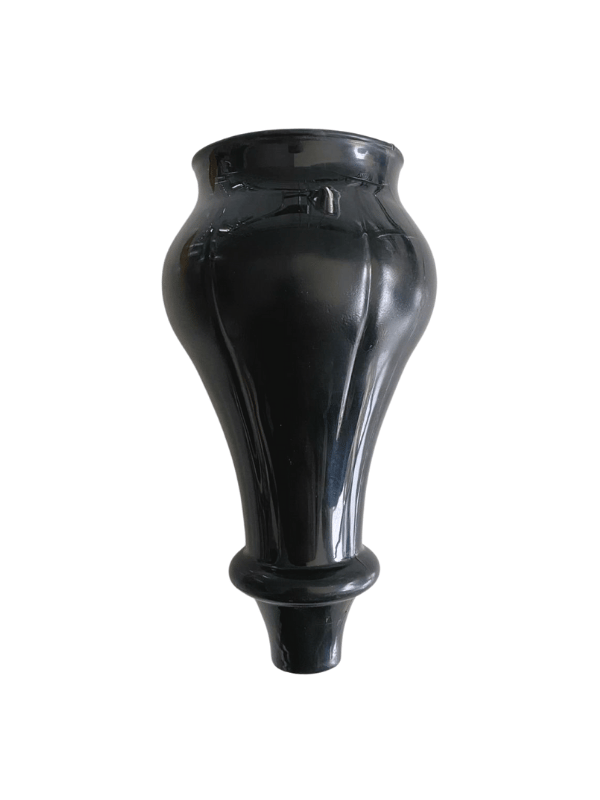 Tombul Siyah 15cm Plastik Ayak Mobilya Masa ve Dolap Ayağı(SİYAH)(15cm)