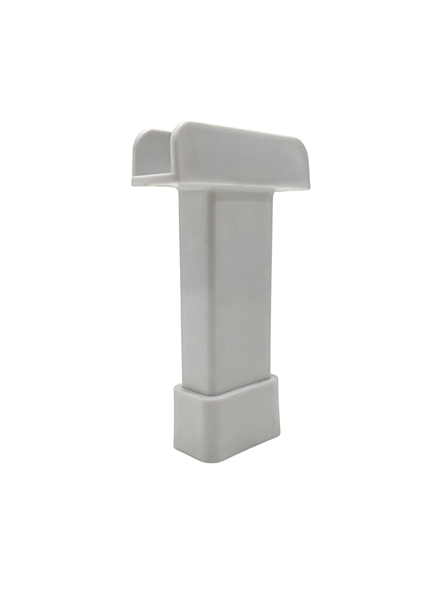 U Geçme Beyaz Plastik Ayarlı Ayak Mobilya Masa ve Dolap Ayağı(BEYAZ)(6CM - 10CM)