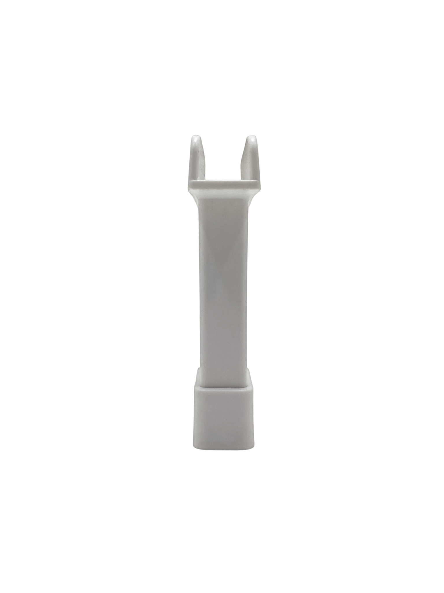 U Geçme Beyaz Plastik Ayarlı Ayak Mobilya Masa ve Dolap Ayağı(BEYAZ)(6CM - 10CM)