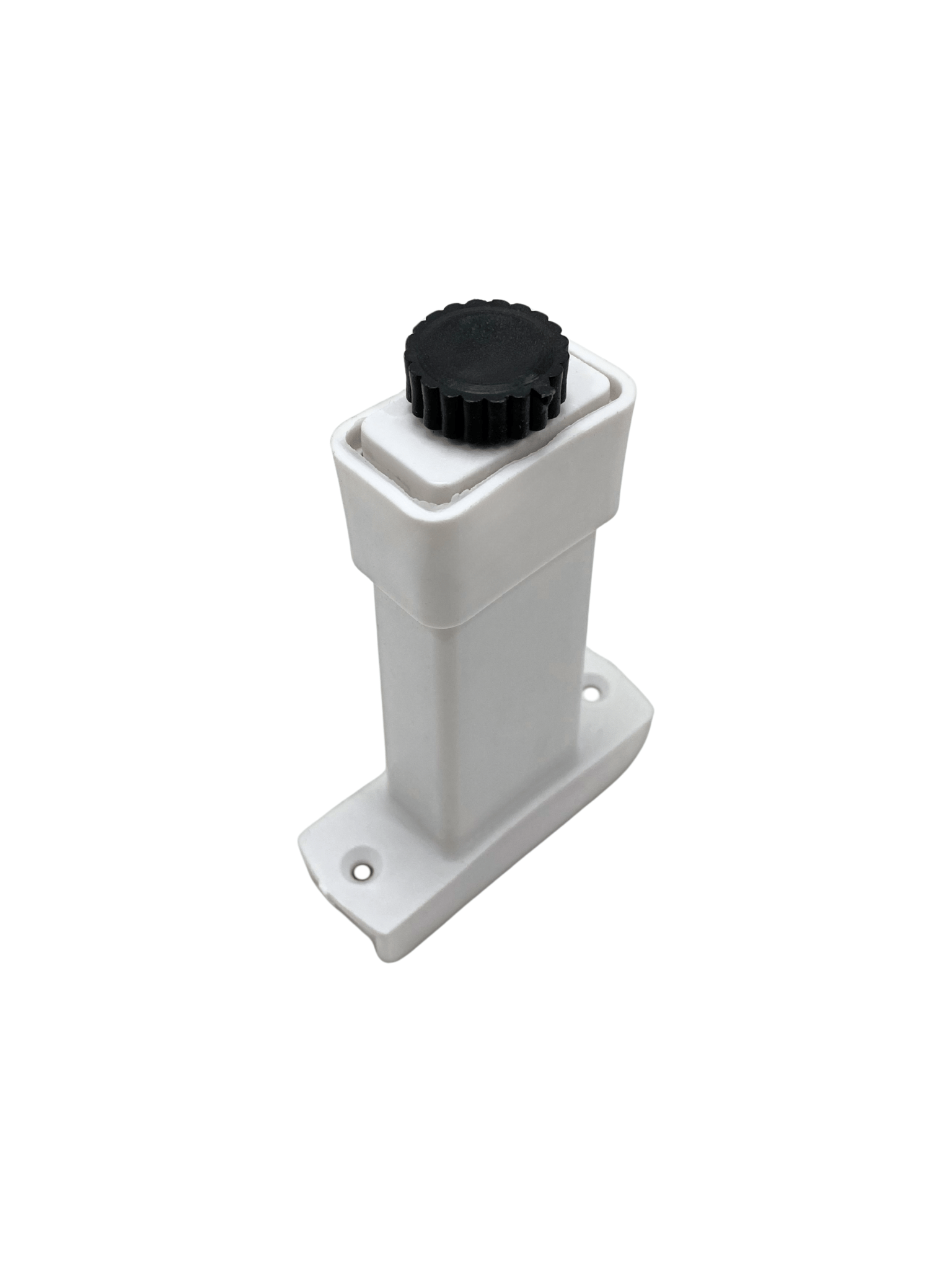 U Geçme Beyaz Plastik Ayarlı Ayak Mobilya Masa ve Dolap Ayağı(BEYAZ)(6CM - 10CM)
