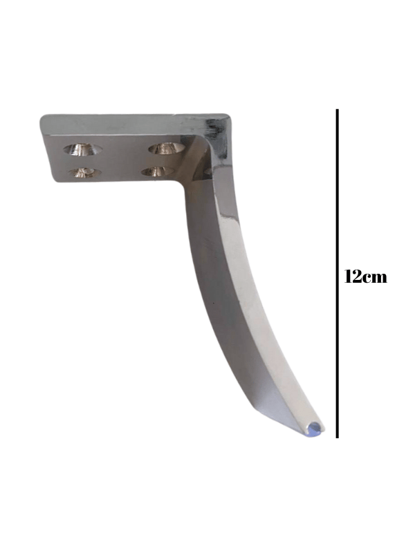 Yay Krom 12CM Metal Ayak Masa Dolap ve Mobilya Ayağı(KROM)(12cm)(METAL)