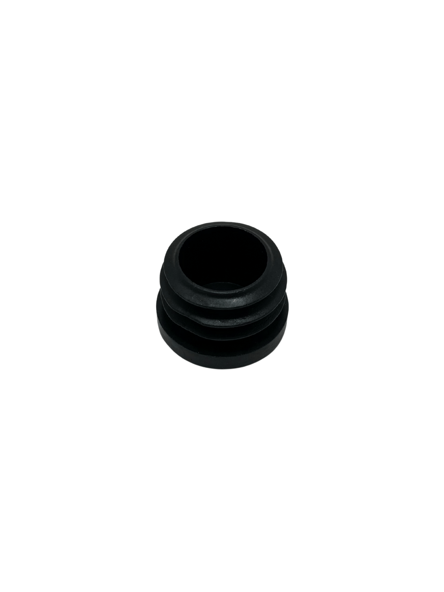 Yuvarlak Demir Profil İç Tapa Geçme Plastik Ayak Geçme Koruma Plastiği(38MM)(SİYAH)