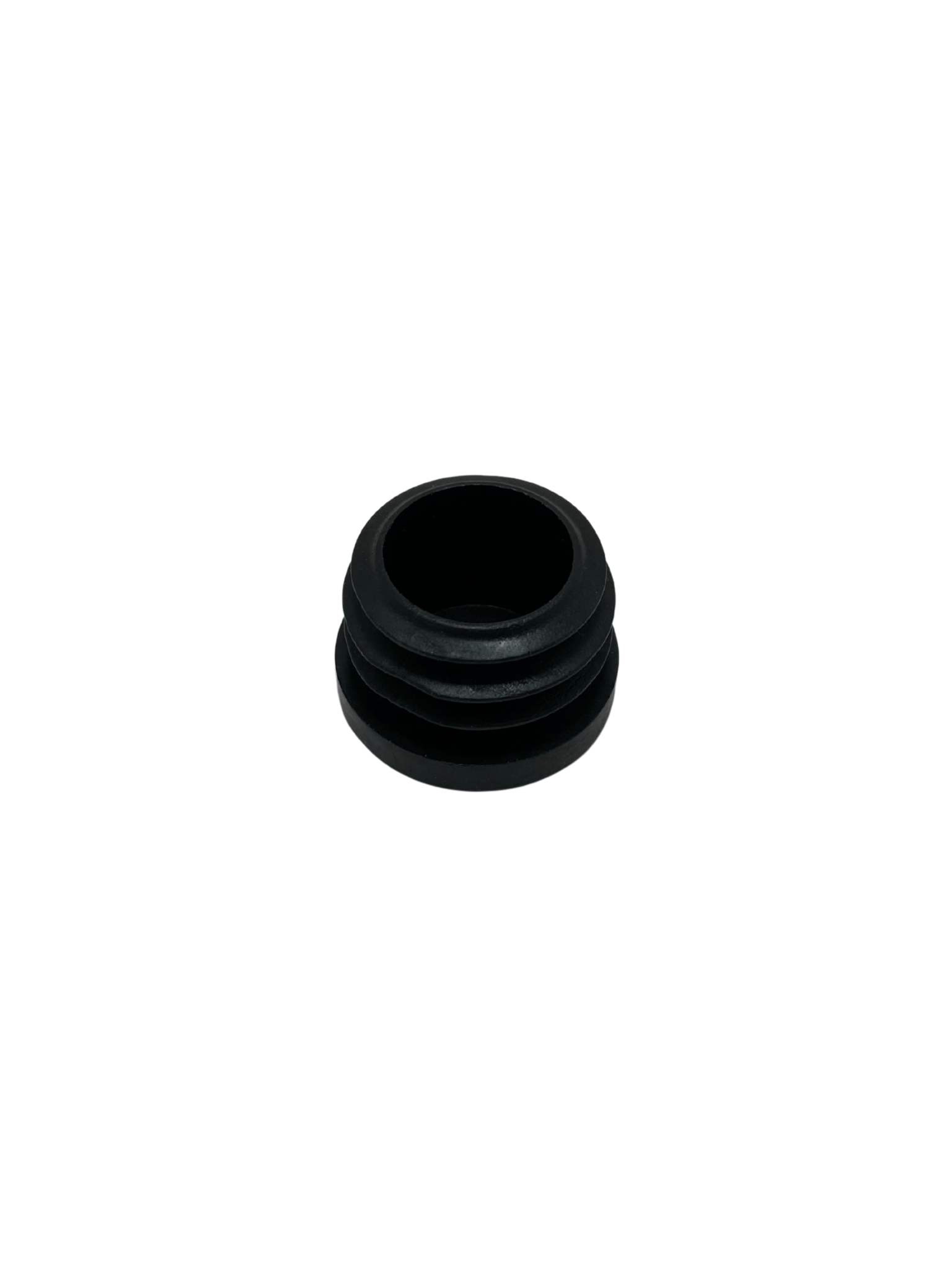 Yuvarlak Demir Profil İç Tapa Geçme Plastik Ayak Geçme Koruma Plastiği(76MM)(SİYAH)