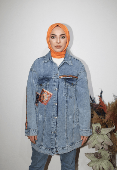Etnik Desenli Ceket | KOT