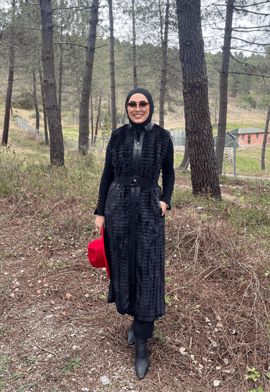 Peloş Yelek | SİYAH