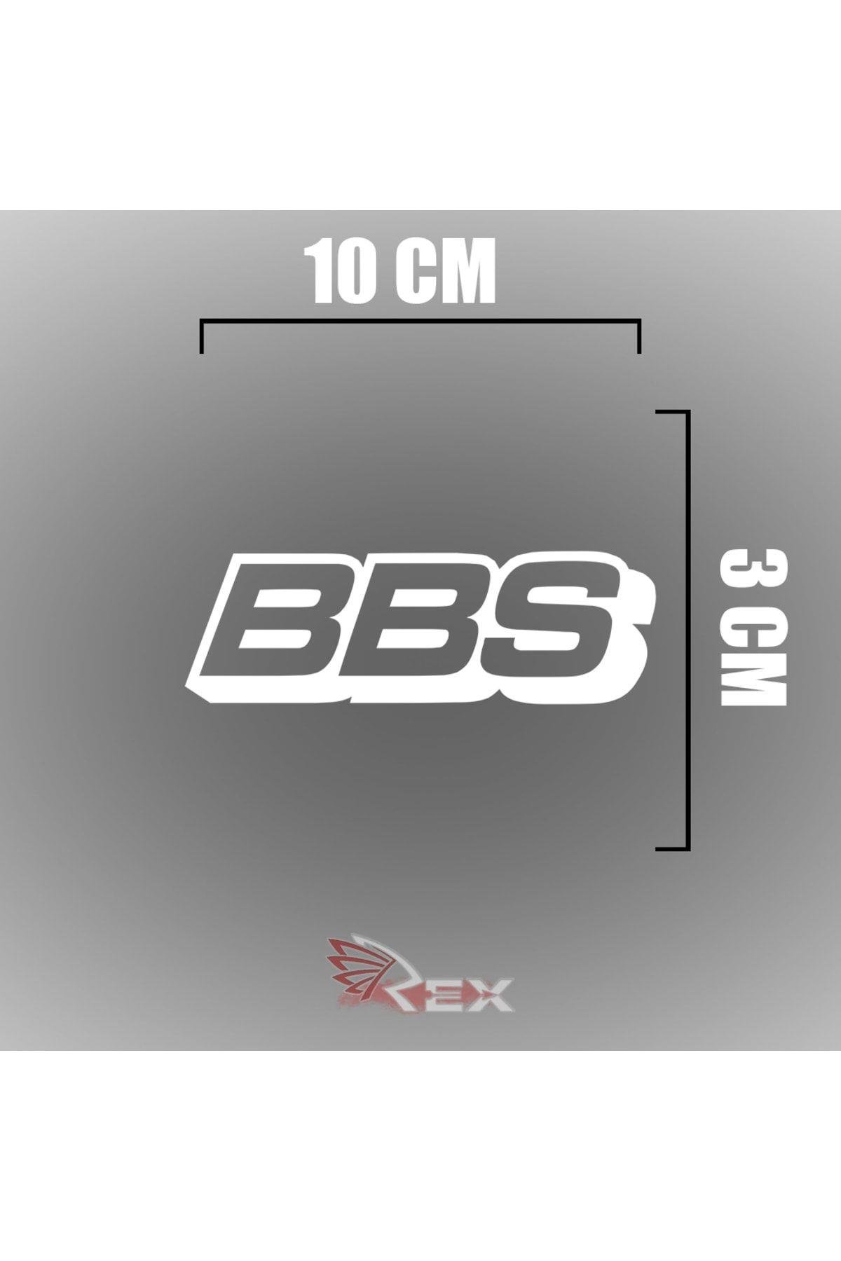 Bbs Oto Sticker Araba Cam Sticker 10 X 3 Cm