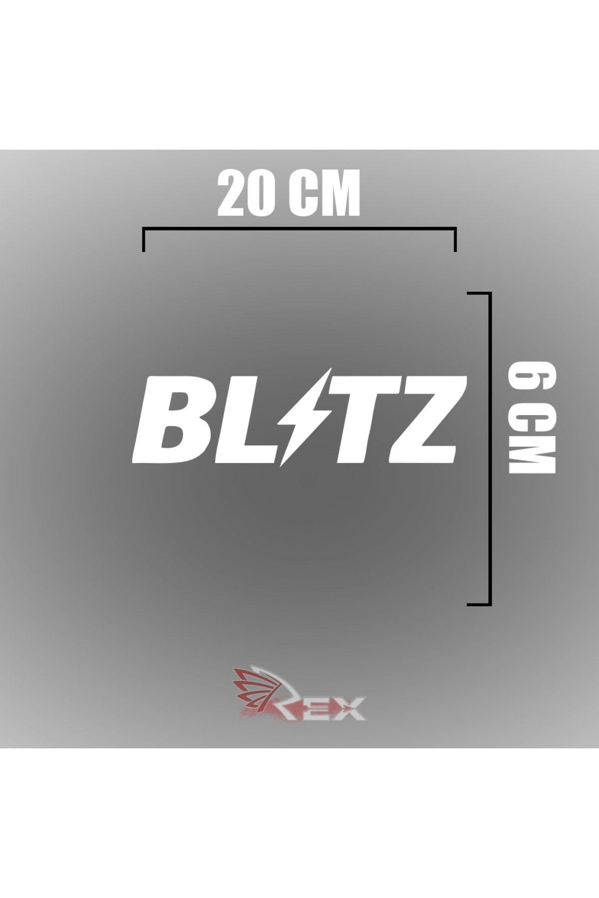 Blitz Sticker Araba Oto Cam Sticker 20x6 Cm