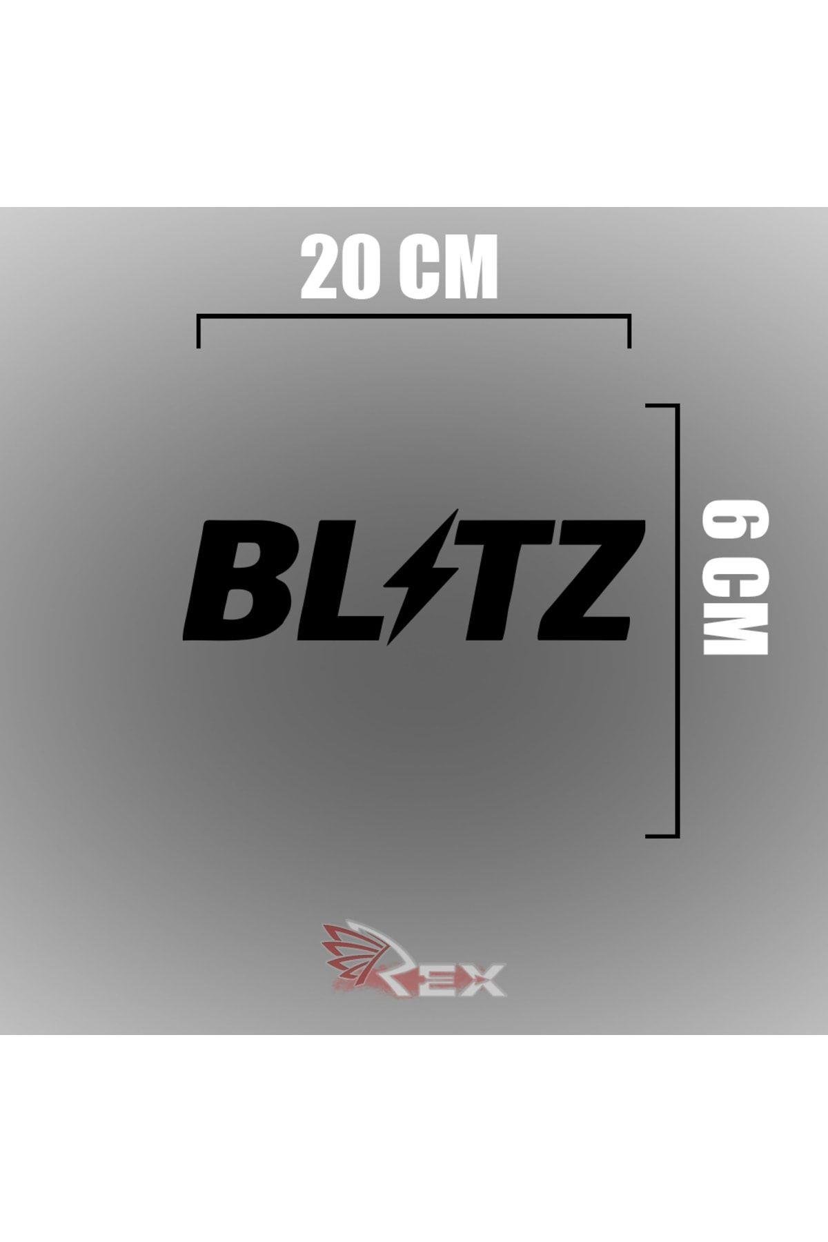 Blitz Sticker Araba Oto Cam Sticker 20x6 Cm