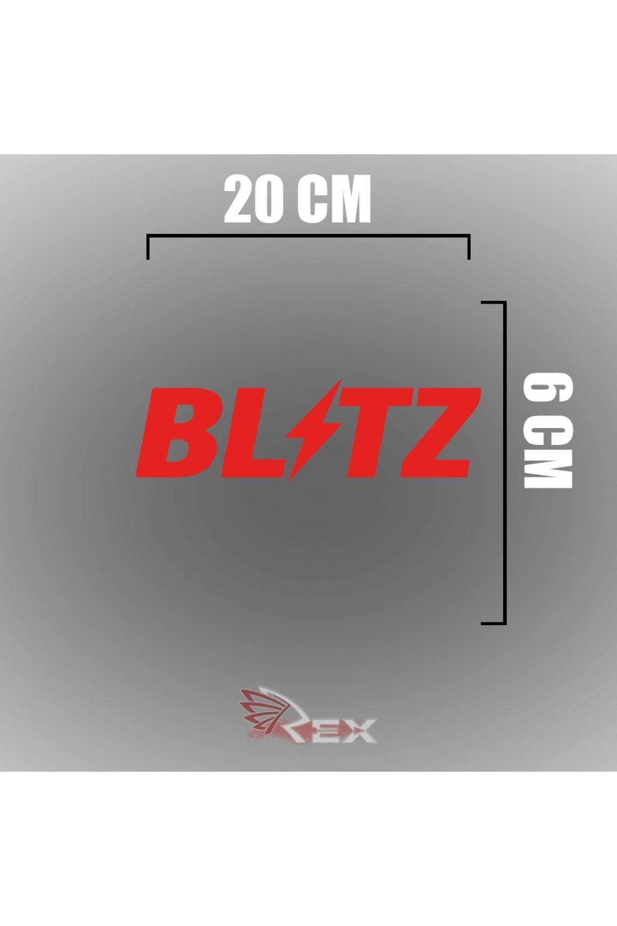 Blitz Sticker Araba Oto Cam Sticker 20x6 Cm