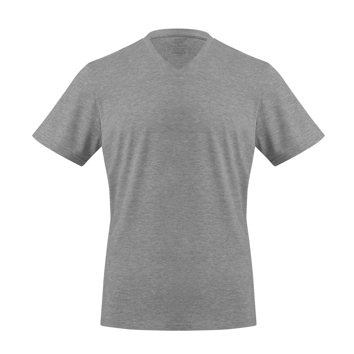%100 Pamuklu V Yaka Slim Fit Basic Erkek T-Shirt