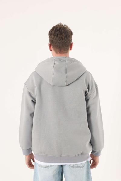 Erkek Comfort Basıc Eşofman Üstü Fermuarlı