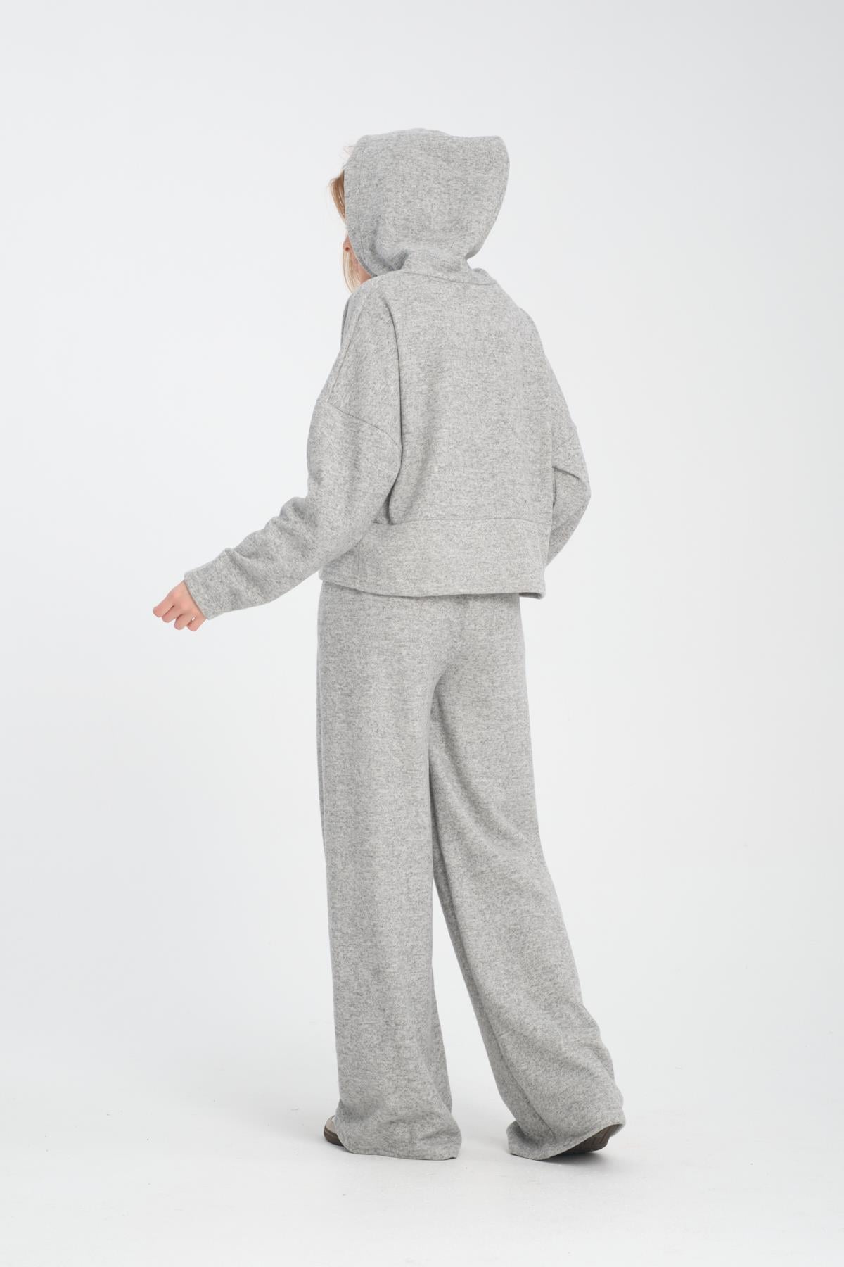 Selanik Kumaş Kapüşonlu Sweatshirt