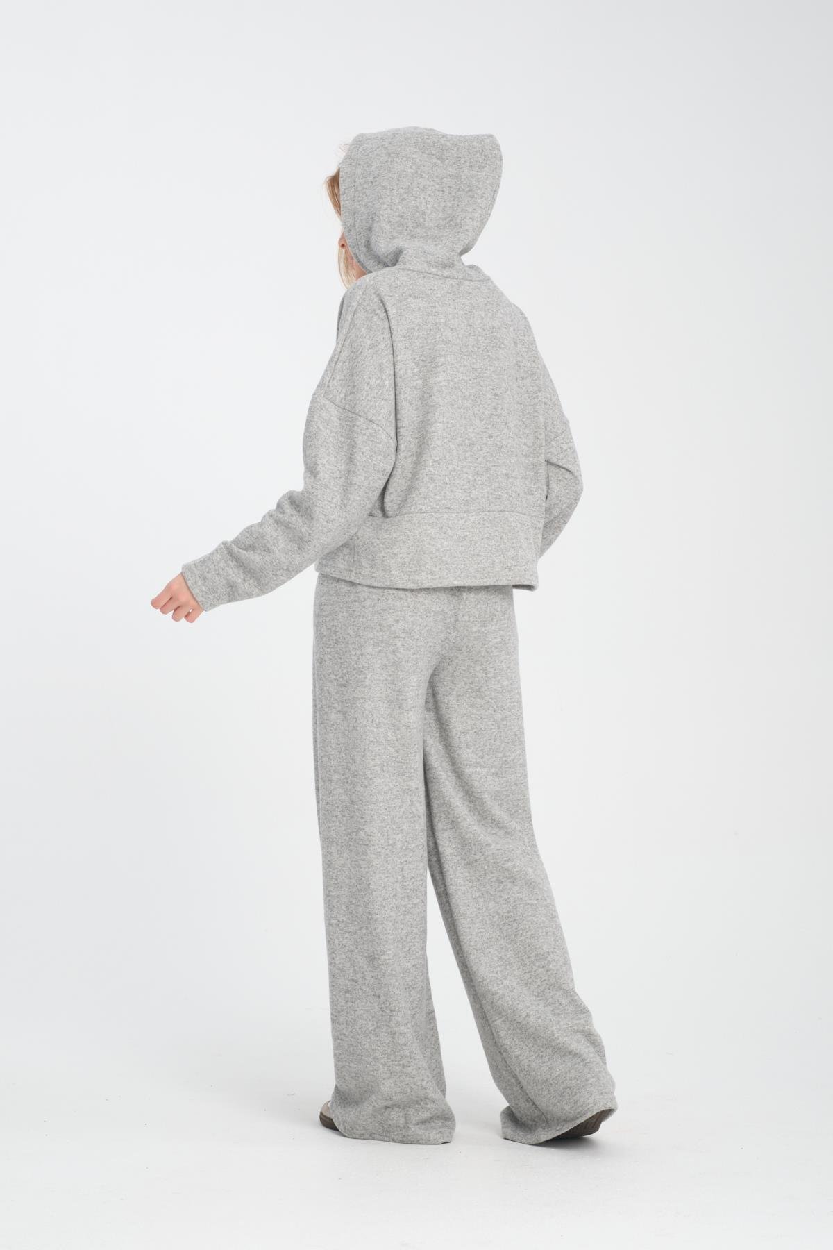 Selanik Kumaş Kapüşonlu Sweatshirt