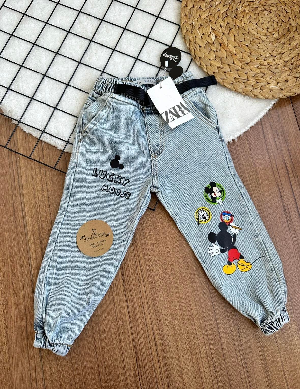  2-8 Yaş Kemerli Lucky Mouse Je