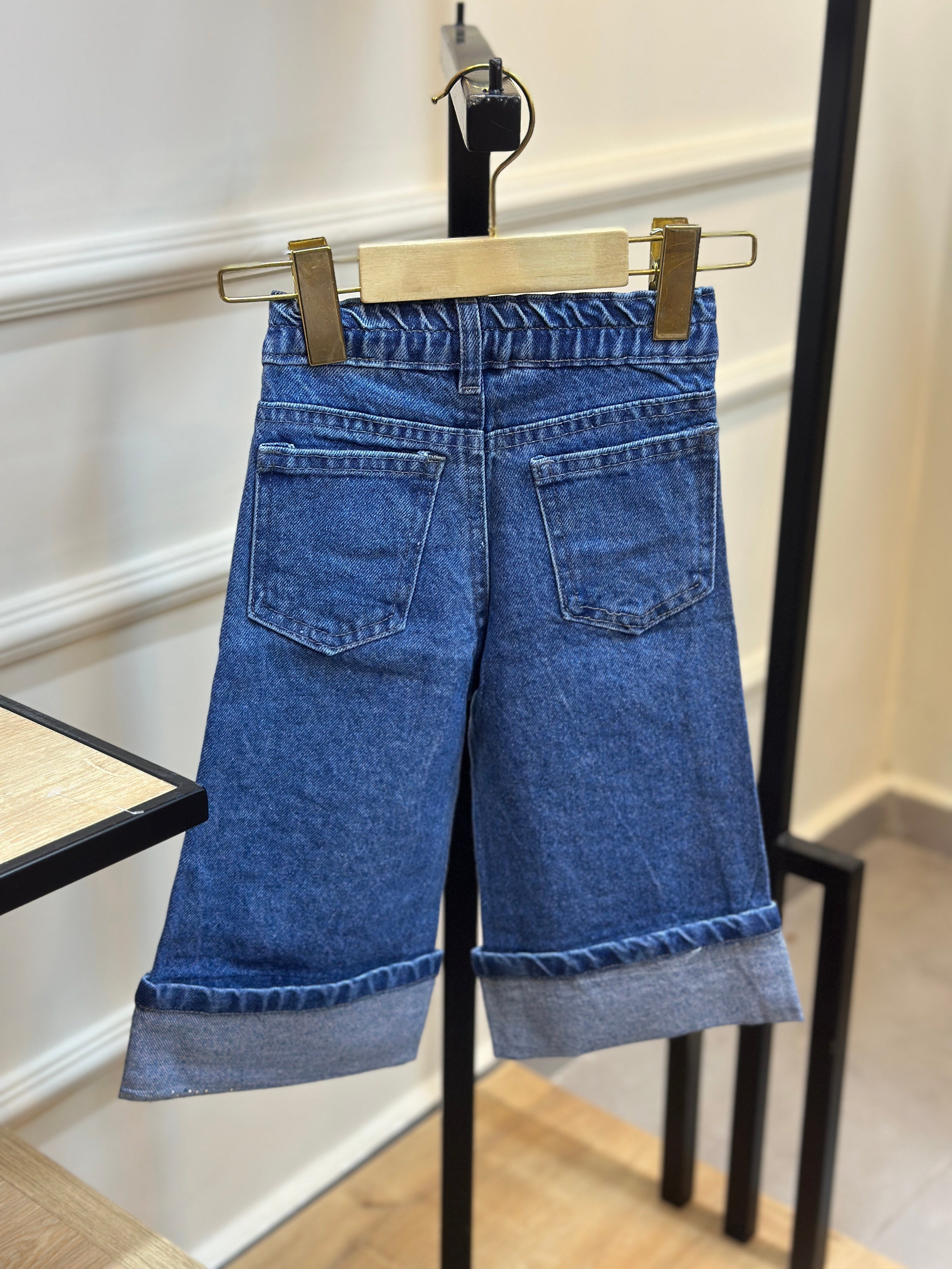 2-6 Yaş Taş Detaylı Jean Pantolon
