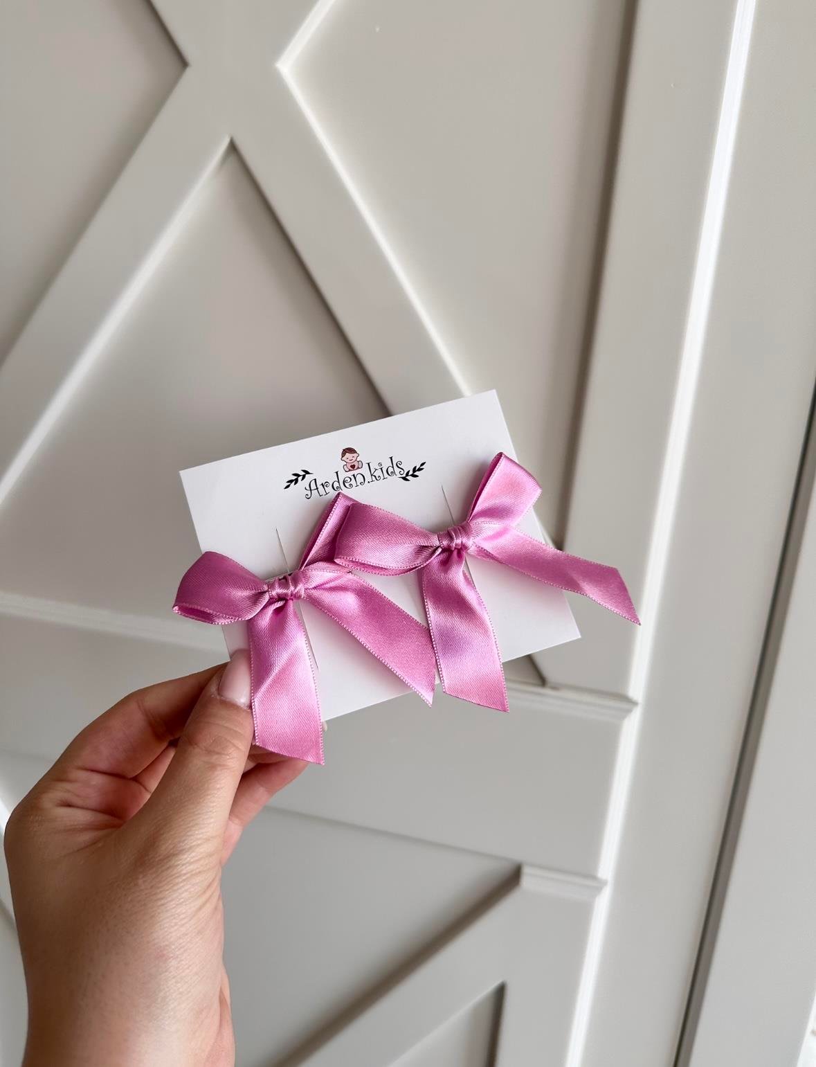 2'li Gül Kurusu Ribbon Toka
