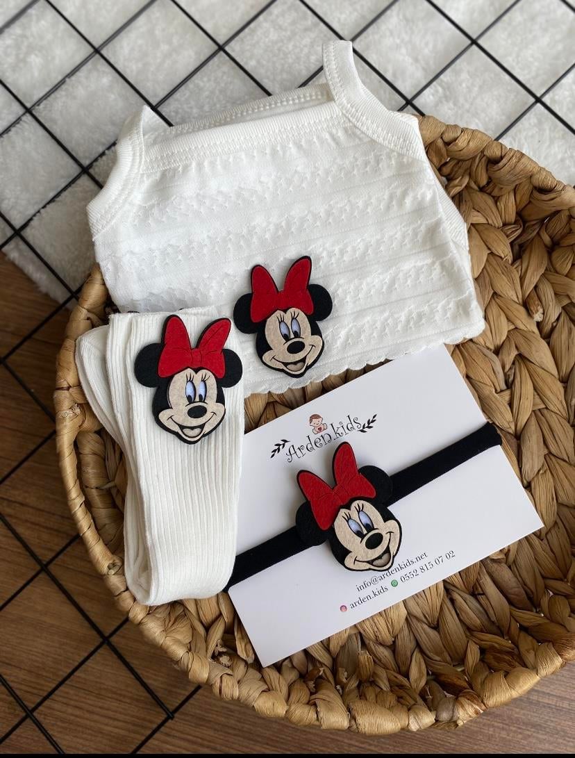 3'lü Minnie Mouse Takım