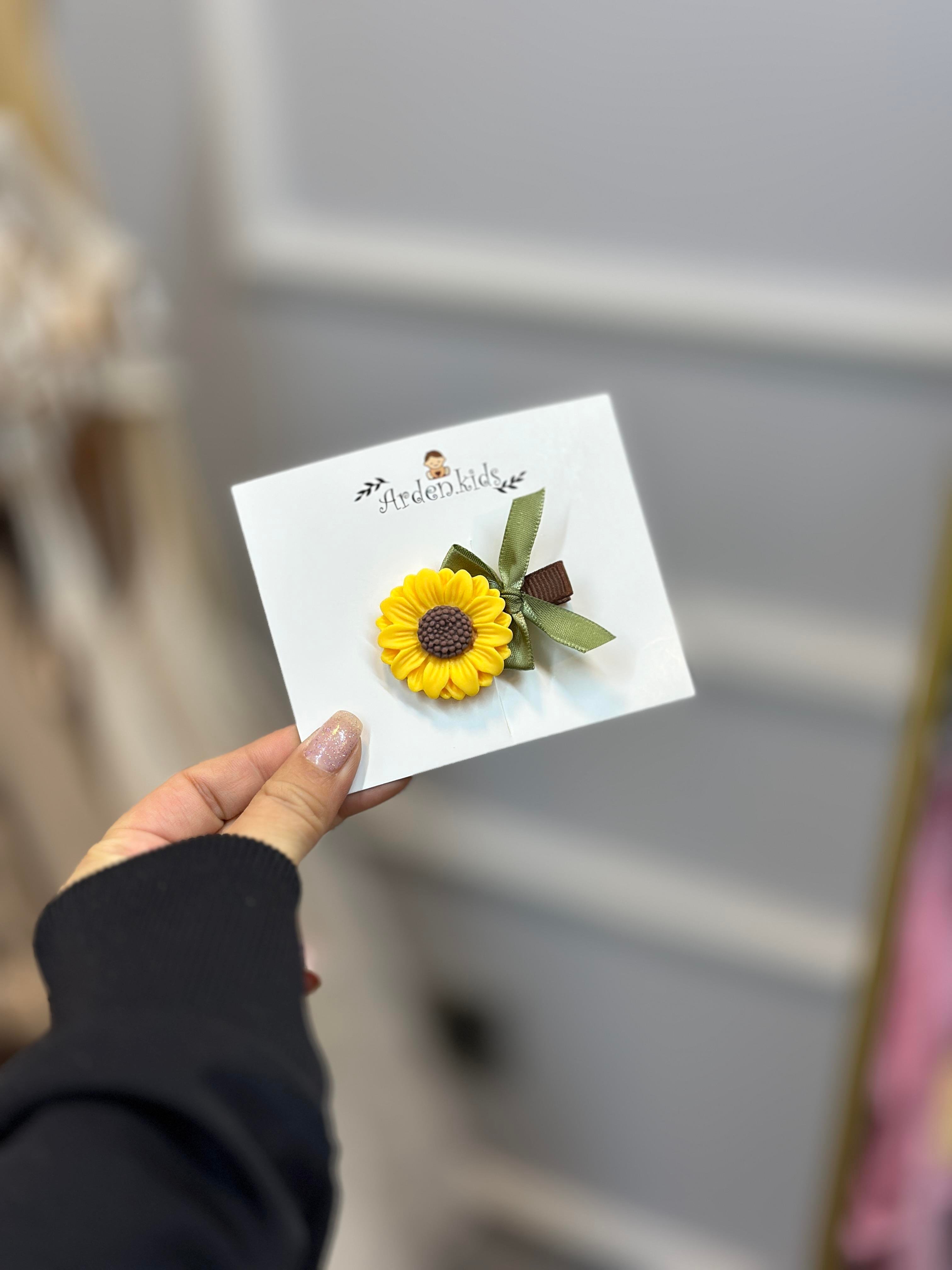 Ay Çiçeği Klips Toka