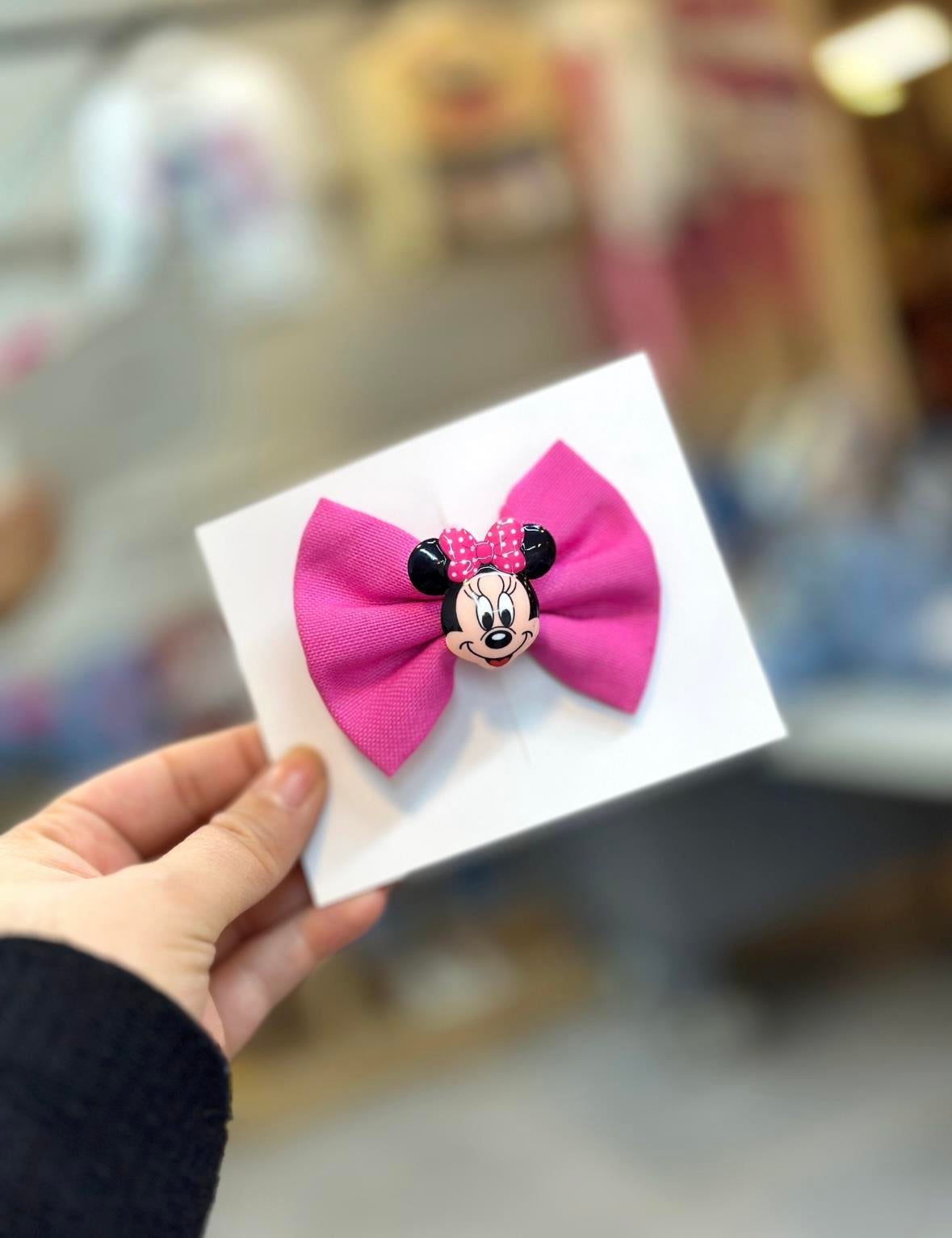Fuşya Minnie Klips Toka